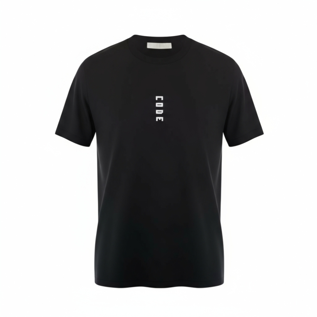 Dion Lee | Code Black And White Logo Crewneck T-Shirt In One Size